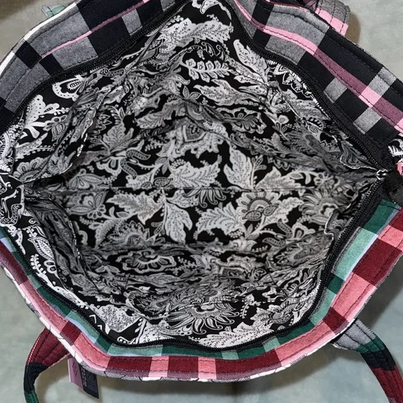 Vera Bradley Vera Tote Ribbons Plaid - Picture 11 of 15